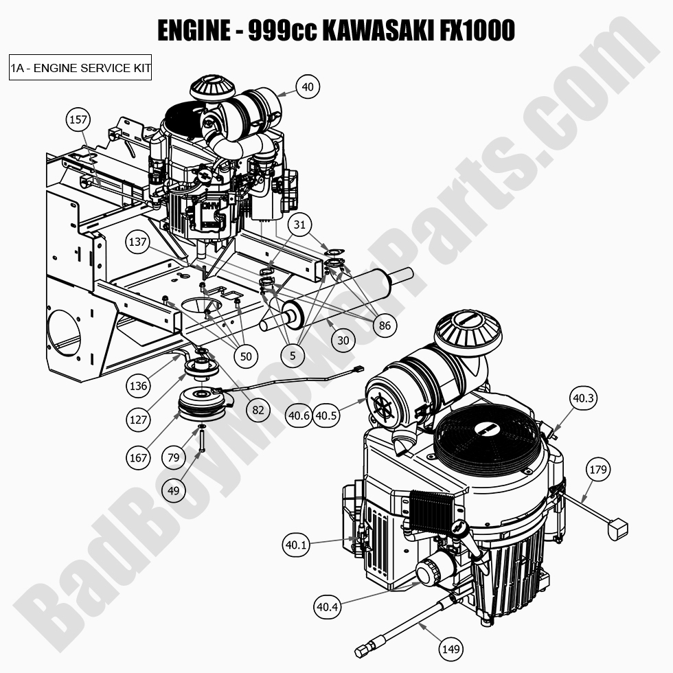 2021 Rebel Engine - 999cc Kawasaki FX1000